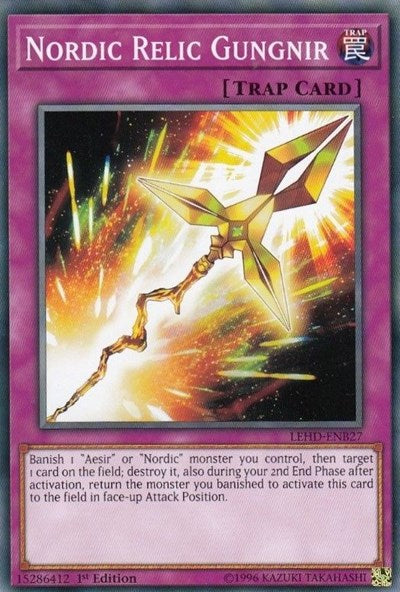 Nordic Relic Gungnir (LEHD-ENB27) [Legendary Hero Decks]