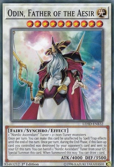 Odin, Father of the Aesir (LEHD-ENB32) [Legendary Hero Decks]