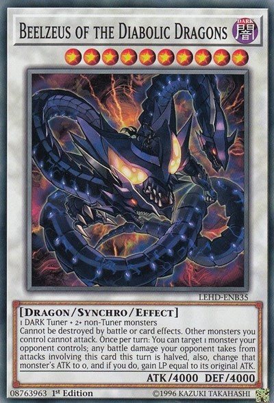 Beelzeus of the Diabolic Dragons (LEHD-ENB35) [Legendary Hero Decks]