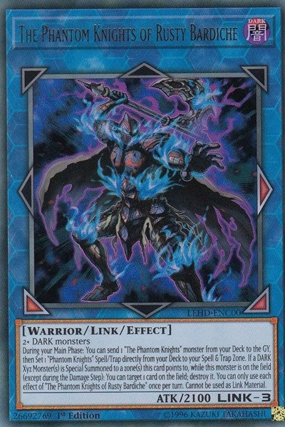 The Phantom Knights of Rusty Bardiche (LEHD-ENC00) [Legendary Hero Decks]
