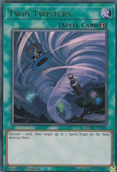 Twin Twisters (LEHD-ENC20) [Legendary Hero Decks]