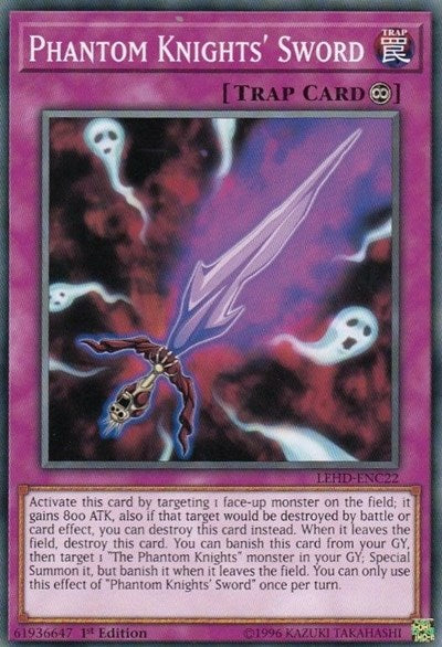 Phantom Knights' Sword (LEHD-ENC22) [Legendary Hero Decks]