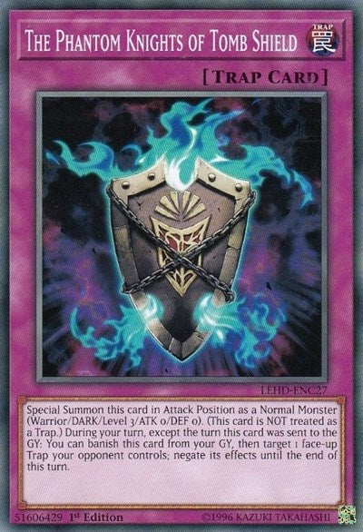 The Phantom Knights of Tomb Shield (LEHD-ENC27) [Legendary Hero Decks]