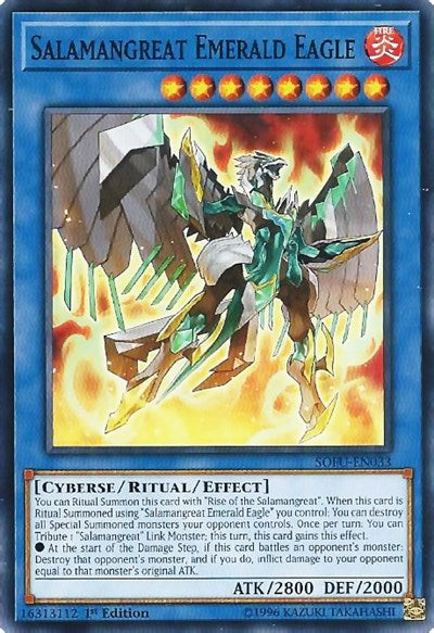 Salamangreat Emerald Eagle (SOFU-EN033) [Soul Fusion]