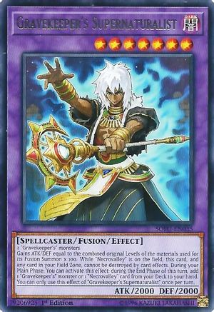 Gravekeeper's Supernaturalist (SOFU-EN035) - Soul Fusion 1st Edition