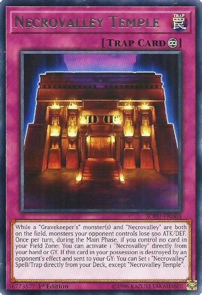 Necrovalley Temple (SOFU-EN068) [Soul Fusion]