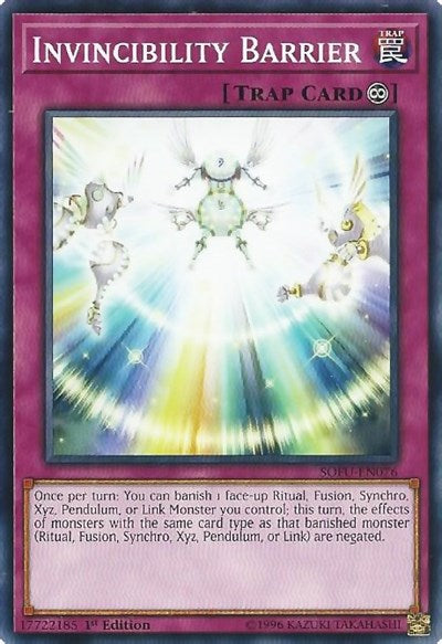 Invincibility Barrier (SOFU-EN076) [Soul Fusion]