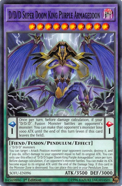 D/D/D Super Doom King Purple Armageddon (SOFU-EN096) [Soul Fusion]