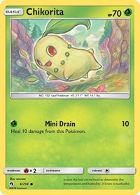 Chikorita (6) (6/214) [SM - Lost Thunder]