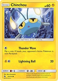 Chinchou (73/214) [SM - Lost Thunder]