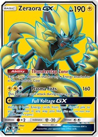 Zeraora GX (Full Art) (201/214) [SM - Lost Thunder]