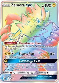 Zeraora GX (Secret) (221/214) [SM - Lost Thunder]