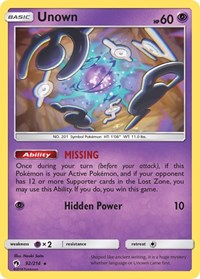 Unown (92) (92/214) [SM - Lost Thunder]