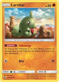Larvitar (114) (114/214) [SM - Lost Thunder]