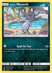 Alolan Meowth (118/214) [SM - Lost Thunder]