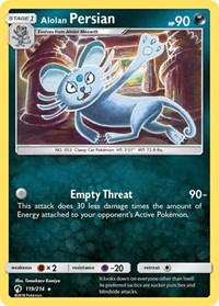Alolan Persian (119/214) [SM - Lost Thunder]