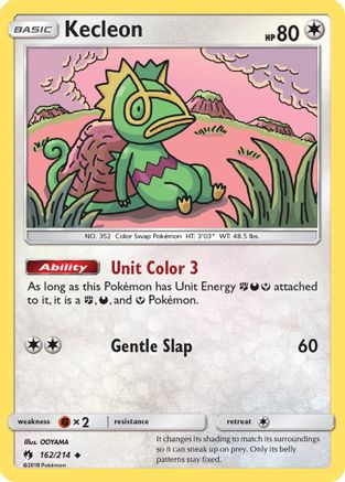 Kecleon (162) 162/214  SM  Lost Thunder - Uncommon