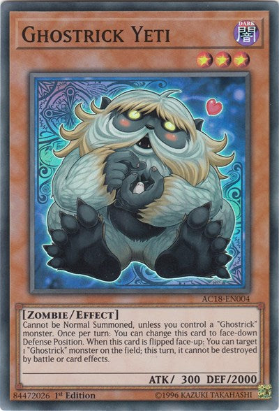 Ghostrick Yeti (AC18-EN004) [Advent Calendar 2018]