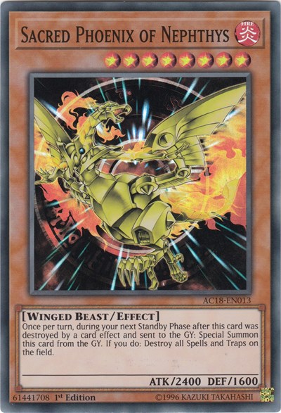 Sacred Phoenix of Nephthys (AC18-EN013) [Advent Calendar 2018]