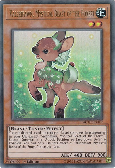 Valerifawn, Mystical Beast of the Forest (AC18-EN019) [Advent Calendar 2018]