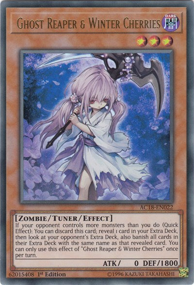 Ghost Reaper & Winter Cherries (AC18-EN022) [Advent Calendar 2018]