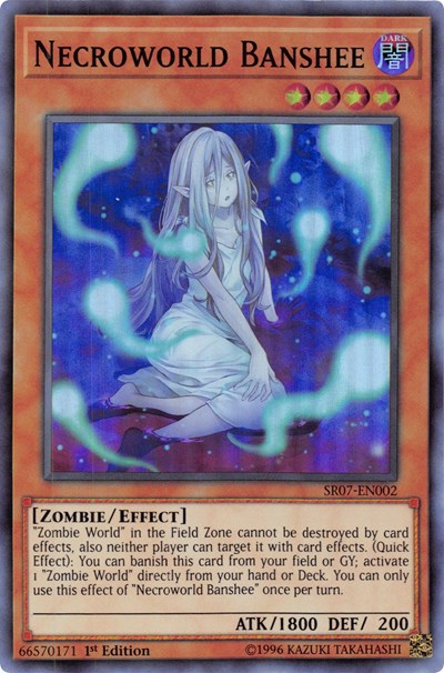 Necroworld Banshee (SR07-EN002) [Structure Deck: Zombie Horde]