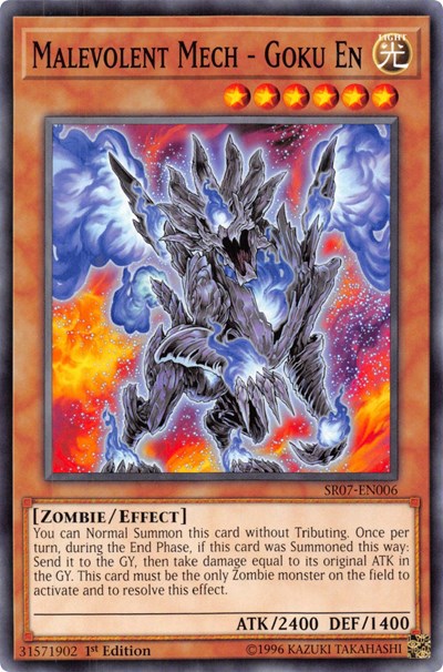 Malevolent Mech - Goku En (SR07-EN006) [Structure Deck: Zombie Horde]
