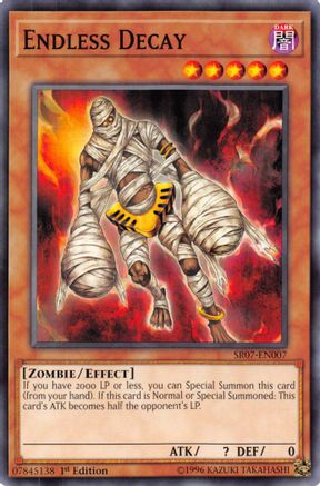 Endless Decay (SR07-EN007) - Structure Deck: Zombie Horde 1st Edition