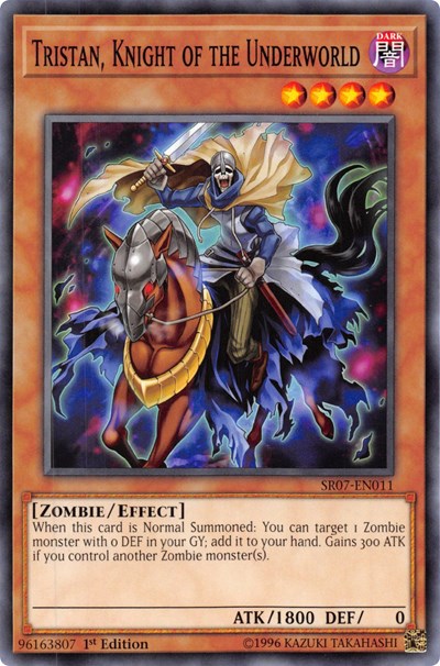 Tristan, Knight of the Underworld (SR07-EN011) [Structure Deck: Zombie Horde]