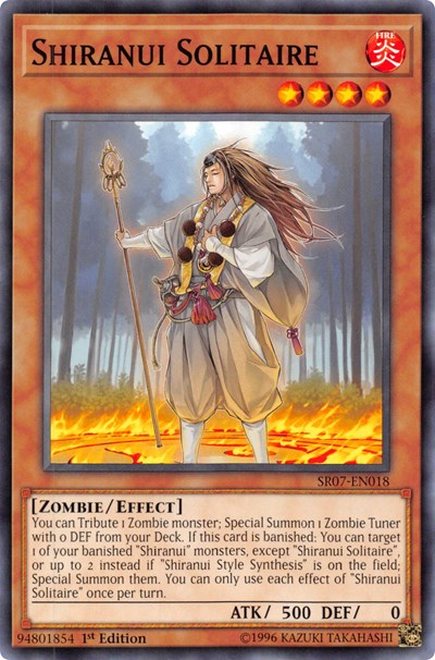 Shiranui Solitaire (SR07-EN018) [Structure Deck: Zombie Horde]