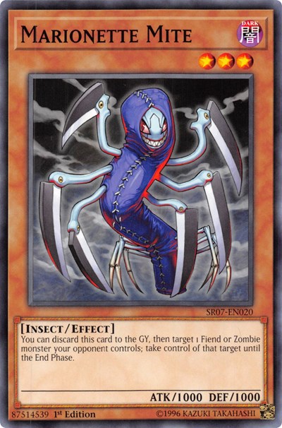 Marionette Mite (SR07-EN020) [Structure Deck: Zombie Horde]
