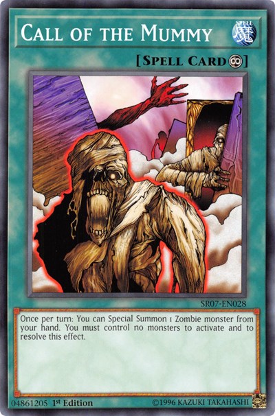 Call of the Mummy (SR07-EN028) [Structure Deck: Zombie Horde]