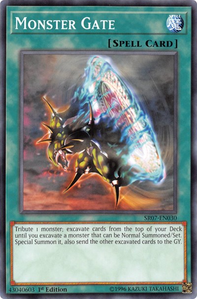 Monster Gate (SR07-EN030) [Structure Deck: Zombie Horde]