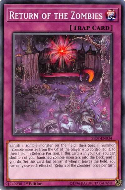 Return of the Zombies (SR07-EN034) [Structure Deck: Zombie Horde]