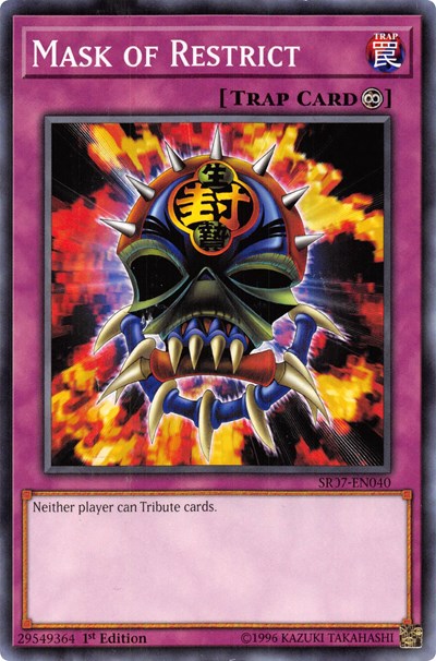 Mask of Restrict (SR07-EN040) [Structure Deck: Zombie Horde]