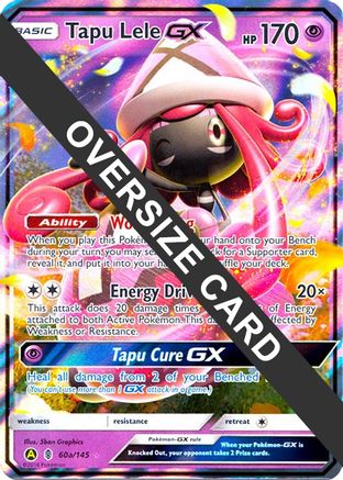 Tapu Lele GX 60a/145  - Holofoil Jumbo Cards - Promo