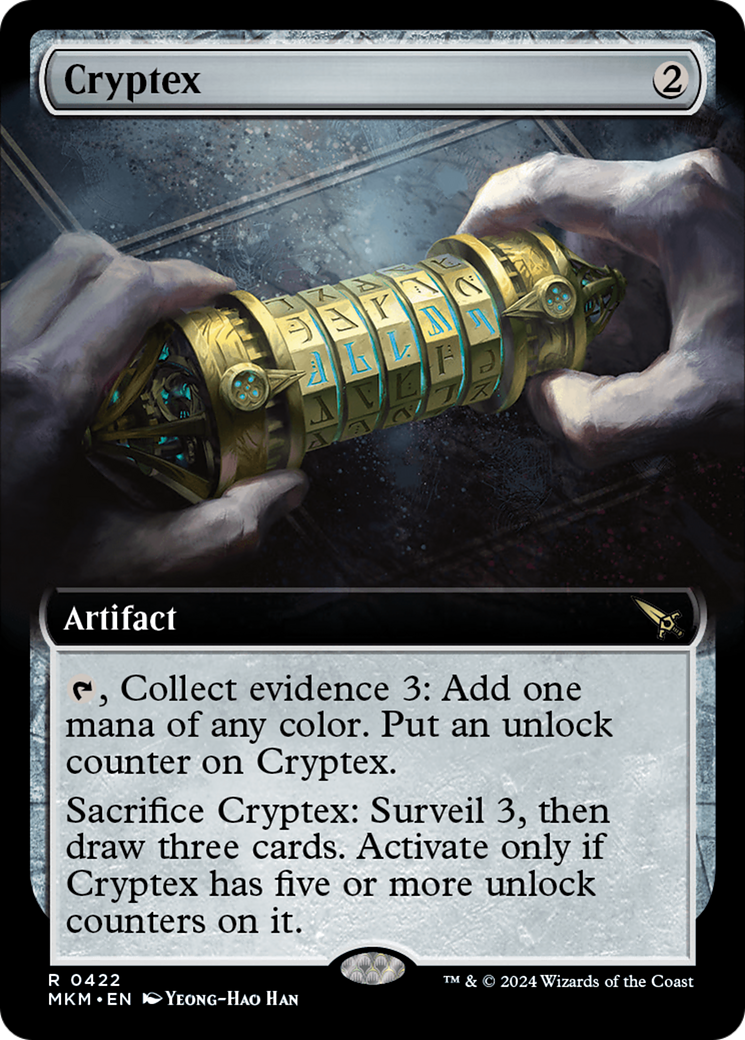 Cryptex (Extended Art) (MKM-422) - Murders at Karlov Manor: (Extended Art)