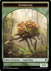 Saproling // Voja Double-Sided Token (8 // 11) [Guilds of Ravnica: Guild Kits]