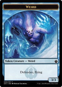 Weird // Goblin Double-Sided Token (3 // 4) [Guilds of Ravnica: Guild Kits]