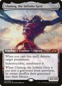 Ulamog, the Infinite Gyre (U04) [Ultimate Masters: Box Toppers]