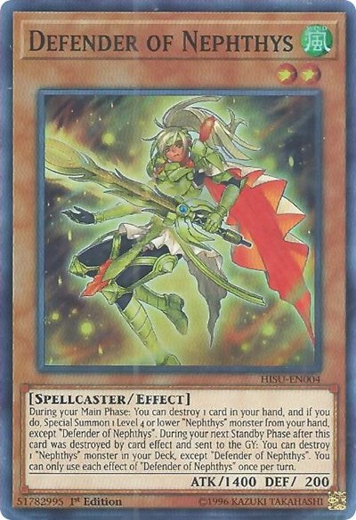 Defender of Nephthys (HISU-EN004) [Hidden Summoners]