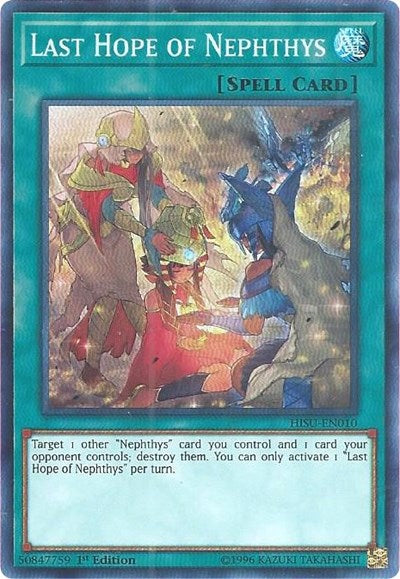 Last Hope of Nephthys (HISU-EN010) [Hidden Summoners]