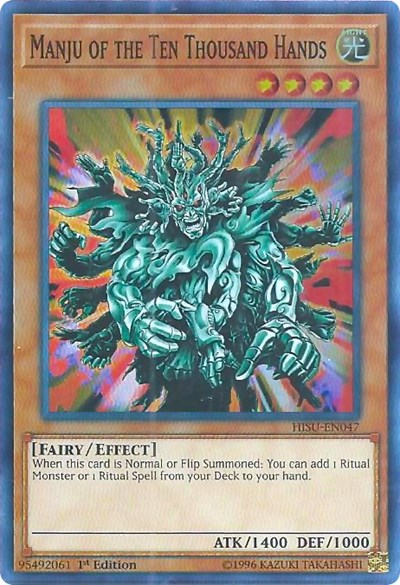 Manju of the Ten Thousand Hands (HISU-EN047) [Hidden Summoners]