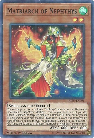 Matriarch of Nephthys (HISU-EN001) [Hidden Summoners]