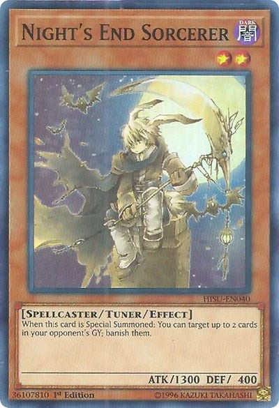 Night's End Sorcerer (HISU-EN040) [Hidden Summoners]