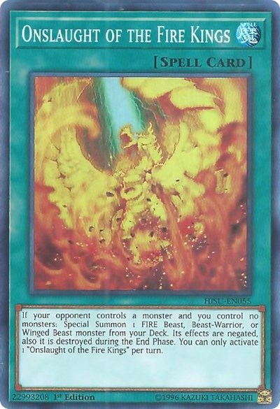 Onslaught of the Fire Kings (HISU-EN055) [Hidden Summoners]