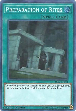 Preparation of Rites (HISU-EN042) - Hidden Summoners 1st Edition