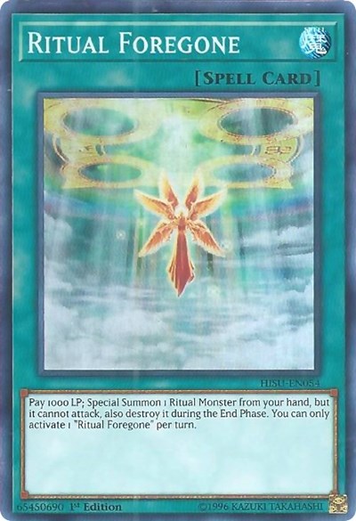 Ritual Foregone (HISU-EN054) [Hidden Summoners]