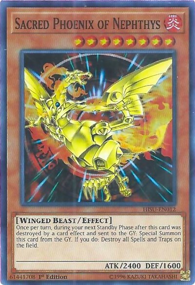 Sacred Phoenix of Nephthys (HISU-EN012) [Hidden Summoners]