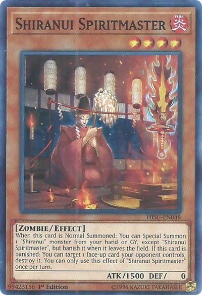 Shiranui Spiritmaster (HISU-EN048) [Hidden Summoners]